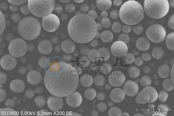 氮化铝造粒粉微观结构图