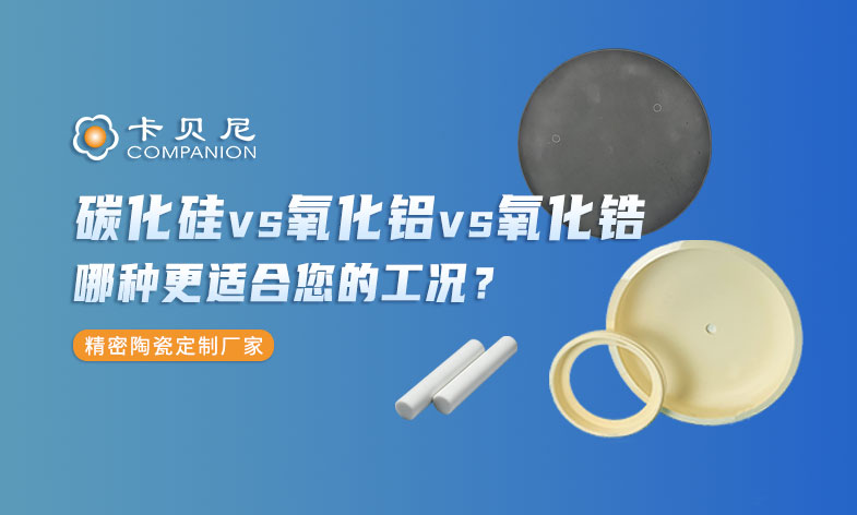 碳化硅 vs 氧化铝 vs 氧化锆：哪种陶瓷更适合你的工况？